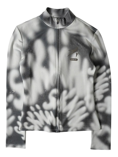  Open Yy Zip-up Jacket - Black 