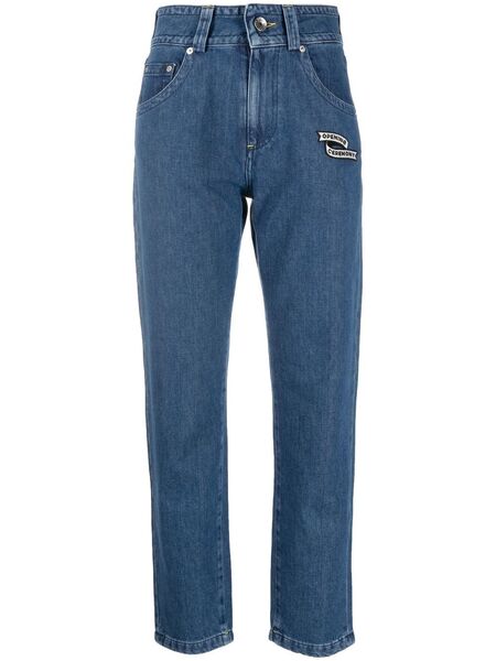  Opening Ceremony Embroidered Logo-patch Cigarette Jeans - Blue 