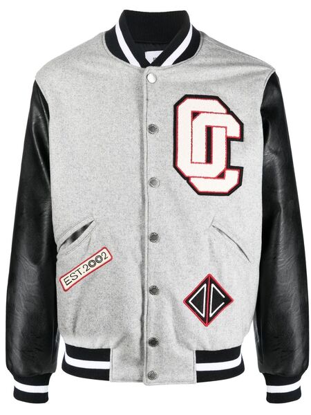  Opening Ceremony Logo-embroidered Varsity Jacket - Grey 