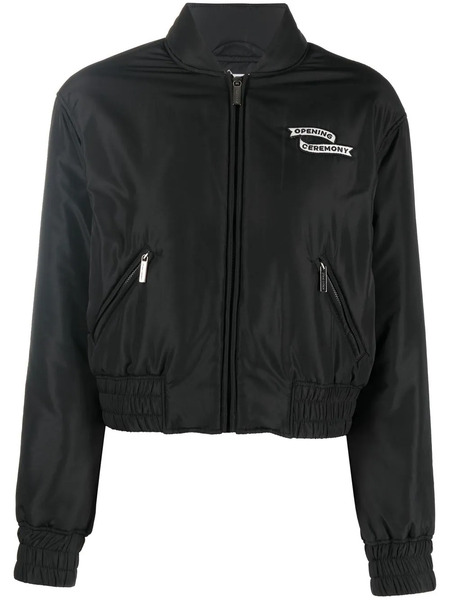  Opening Ceremony Logo-patch Bomber Jacket - Black 