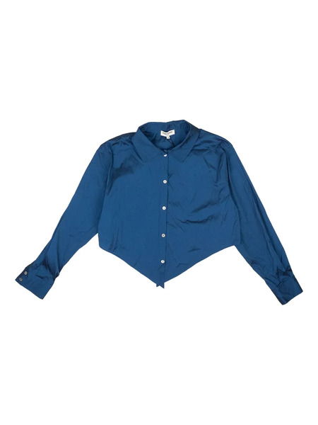  Opening Ceremony Pointed-hem Shirt - Blue 
