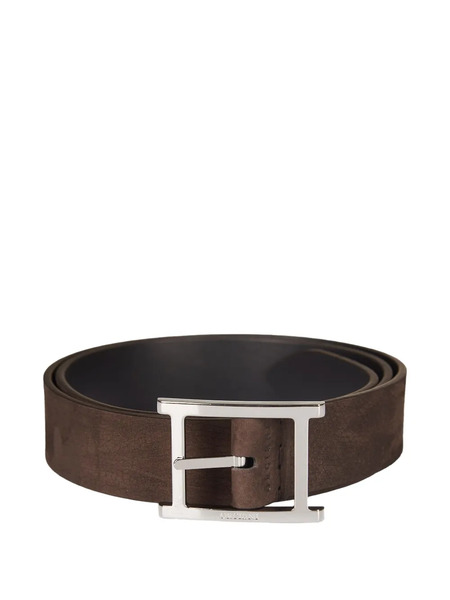  Orciani Amalfi Geometric-buckle Belt - Brown 