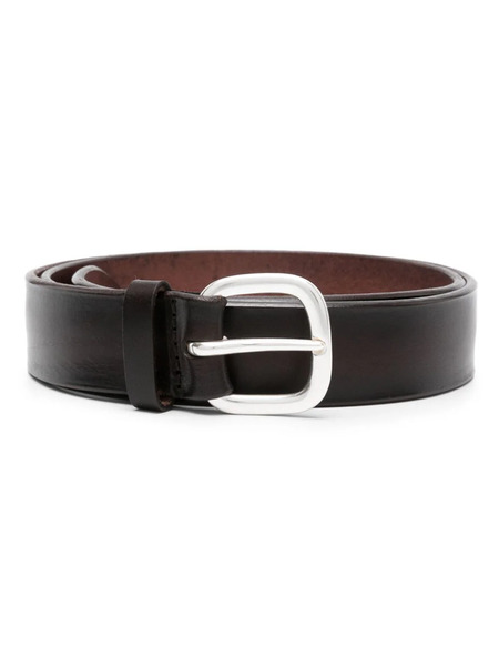  Orciani Buckled Leather Belt - Brown 