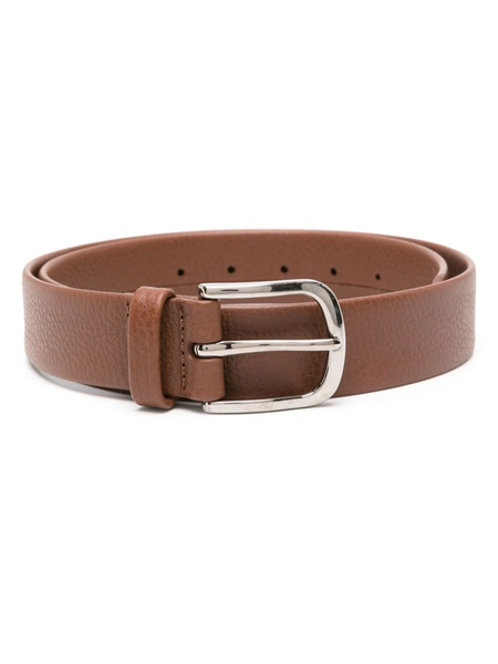  Orciani Dollaro Leather Belt - Brown 