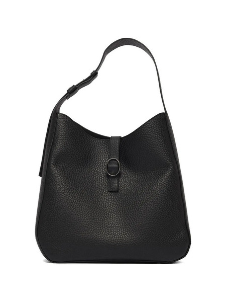  Orciani Gea Soft Shoulder Bag - Black 