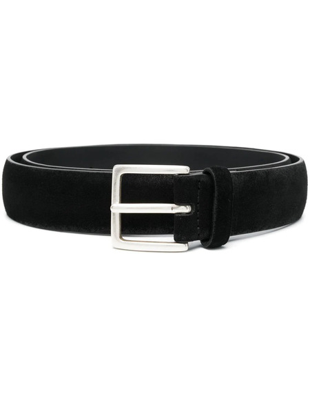  Orciani Geometric Buckle Belt - Black 