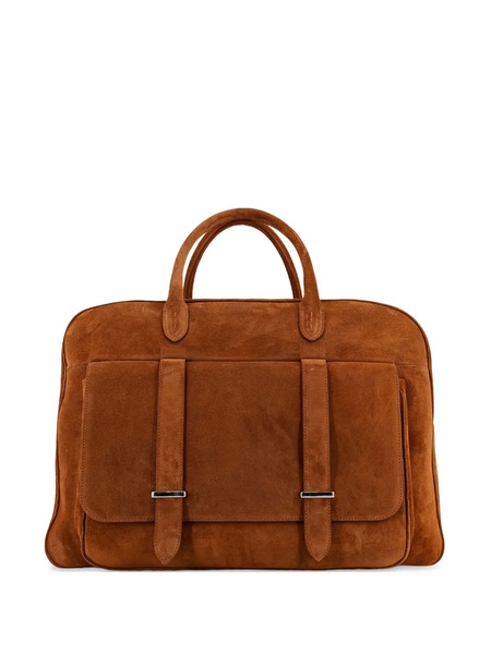  Orciani Jones Pocket Strap Duffle Bag - Brown 