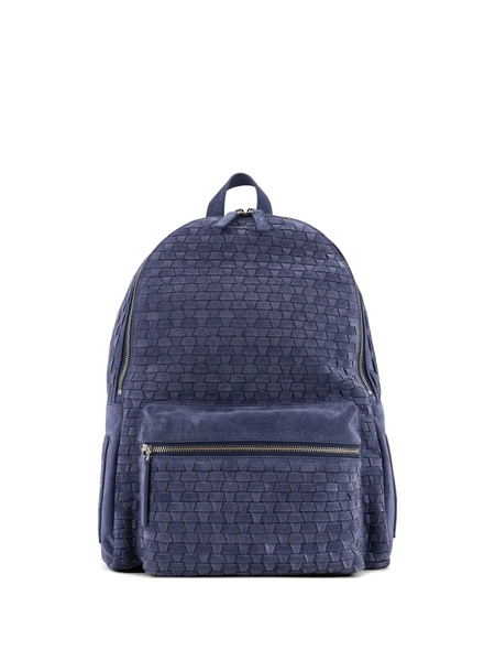  Orciani Laio Chevrette Backpack - Blue 