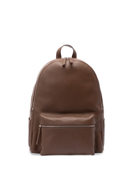  Orciani Laio Leather Backpack - Brown 