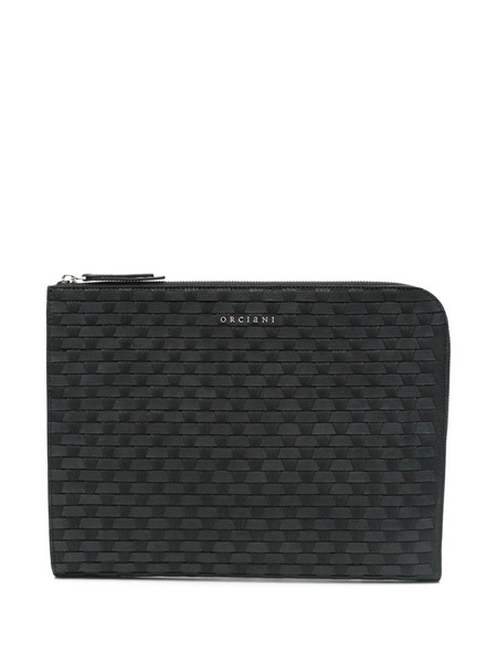  Orciani Leather Briefcase - Black 