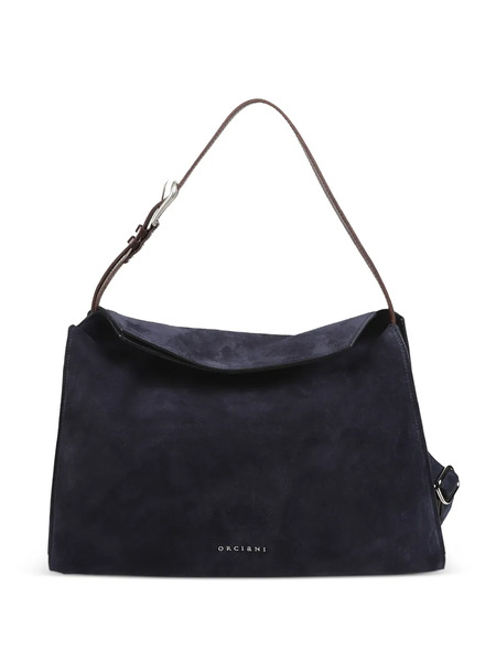  Orciani Leather Shoulder Bag - Blue 