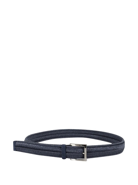  Orciani Linen Belt - Blue 
