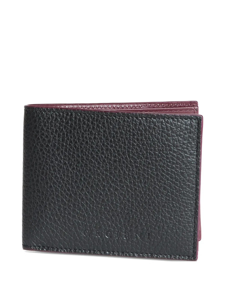  Orciani Logo-engraved Leather Wallet - Black 