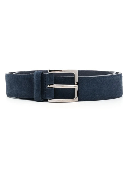  Orciani Metal Buckle Suede Belt - Blue 