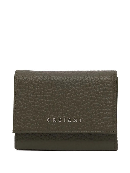  Orciani Small Logo-appliqué Wallet - Green 
