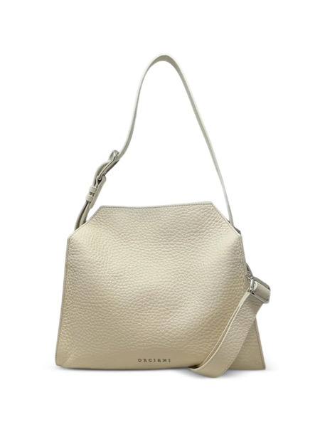  Orciani Small Trinity Soft Leather Shoulder Bag - Neutrals 