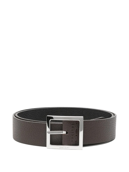  Orciani Square Buckle Belt - Brown 