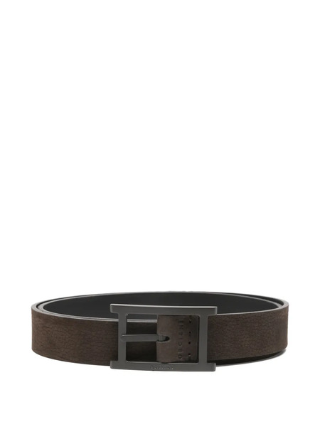  Orciani Square Buckle Belt - Brown 