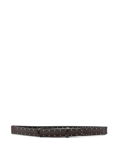  Orciani Stud-embellished Belt - Brown 