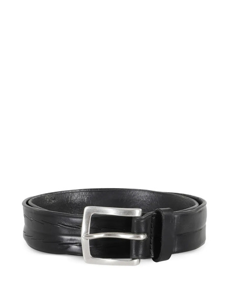  Orciani Textured Leather Belt - Black 