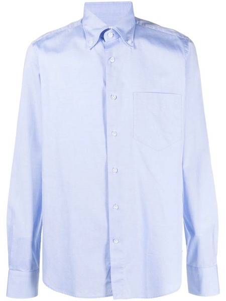  Orian Long Sleeve Cotton Shirt - Blue 