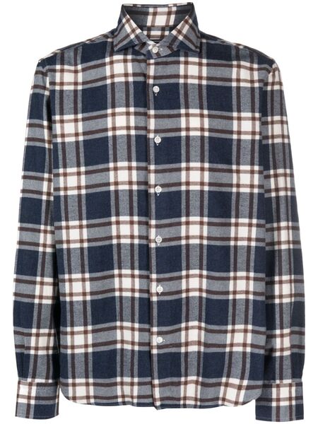  Orian Plaid Flannel Shirt - Blue 
