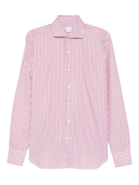  Orian Striped-pattern Shirt - Red 