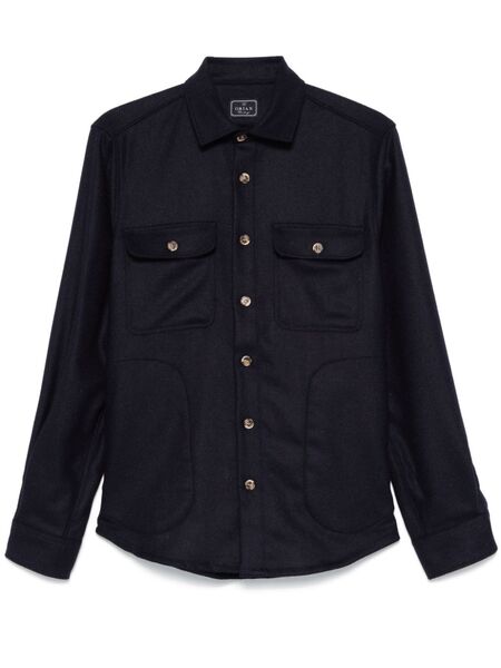  Orian Wool Shirt Jacket - Blue 