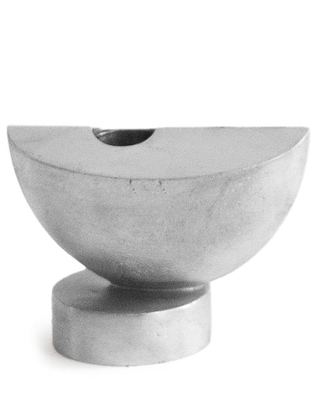  Origin Made Poise Horizontal Aluminium Candle Holder - Silver 