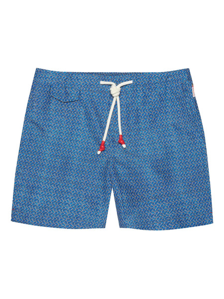  Orlebar Brown Drawstring Patterned Swim Shorts - Blue 