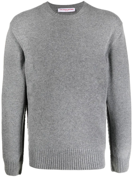  Orlebar Brown Lorca Side-tipping Jumper - Grey 