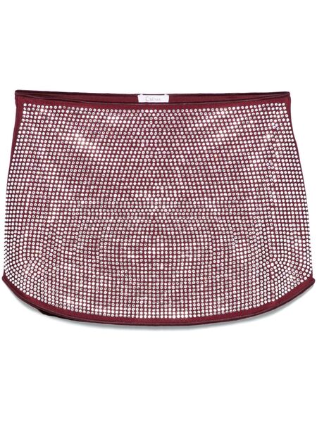  Oséree Crystal-embellished Mini Skirt - Red 