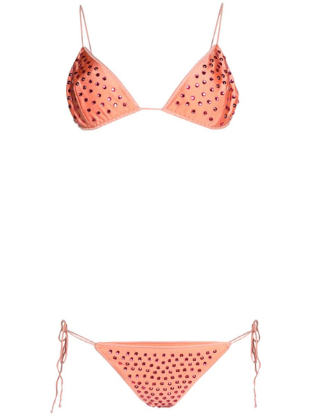  Oséree Gem Crystal-embellished Bikini - Pink 