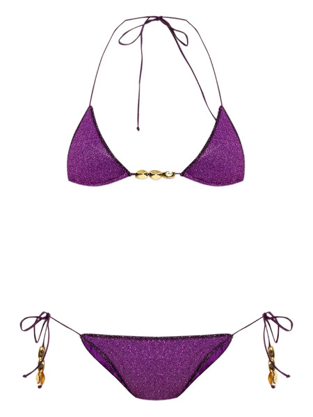  Oséree Glitter-detailing Bikini - Purple 