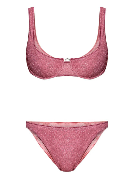  Oséree Glitter Underwire Bikini - Pink 