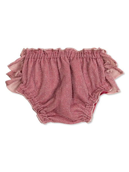  Oseree Kids Ruffled Bikini Bottom - Pink 