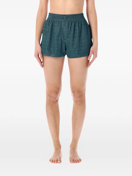  Oséree Lumière Button Shorts - Blue 