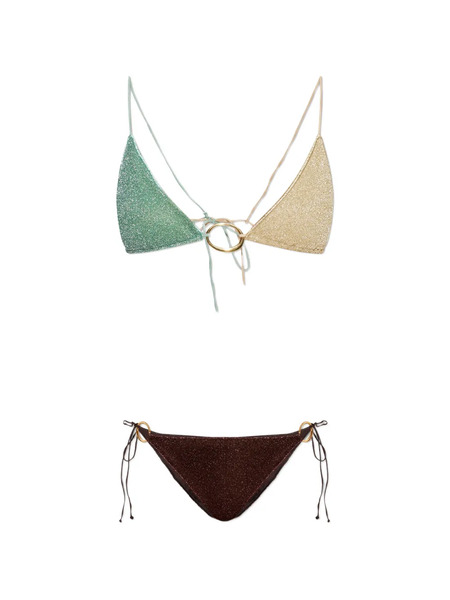  Oséree Ring-detail Bikini Set - Green 