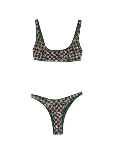  Oséree Sequined Bikini - Green 