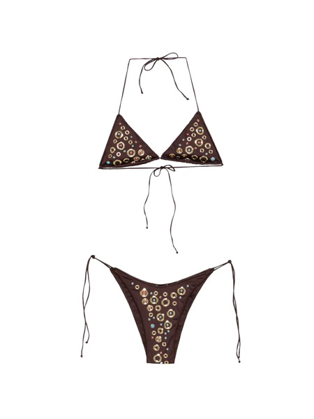  Oséree Stud Bikini - Brown 