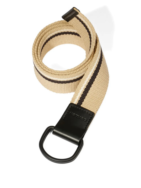  Osklen Box Dots Striped Fabric Belt - Neutrals 