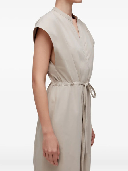  Osklen Cotton Drawstring Jumpsuit - Neutrals 
