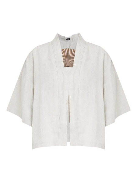  Osklen Embroidered Shirt - Neutrals 
