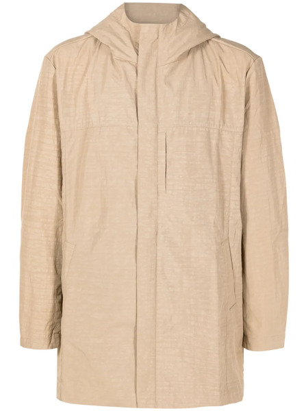 Osklen Hooded Lightweight Jacket - Brown 