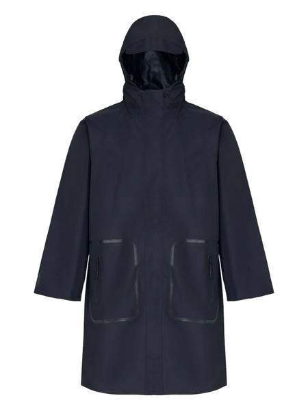  Osklen Hooded Raincoat - Black 