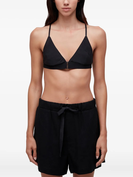  Osklen Hook-and-eye Triangle Bra - Black 