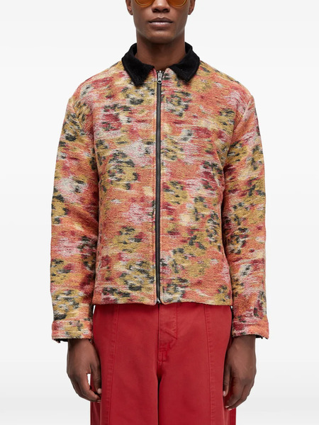  Osklen Jacquard Bomber Jacket - Orange 