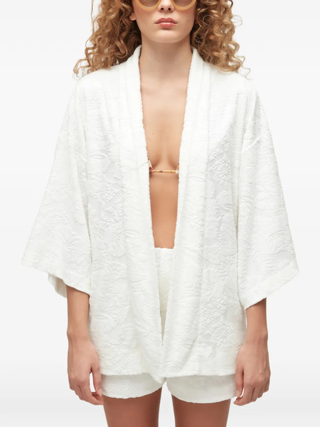  Osklen Jacquard Kimono - White 