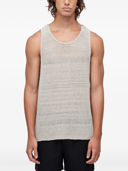 Osklen Knitted Open-weave Shirt - Grey 