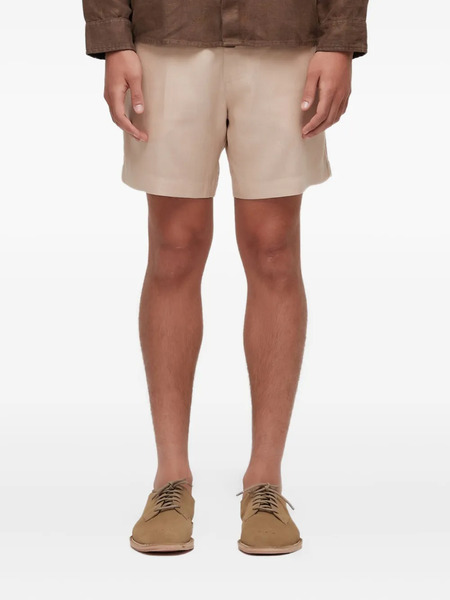  Osklen Linen Bermuda Shorts - Neutrals 